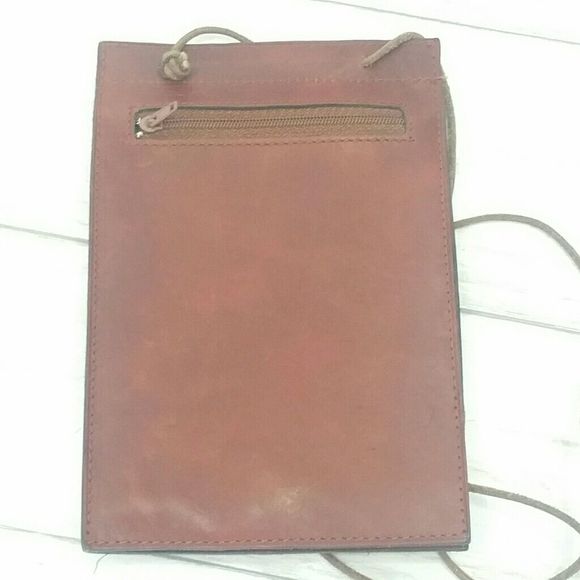 Trade Routes Wool Tapestry and Leather Bag - Picture 7 of 8